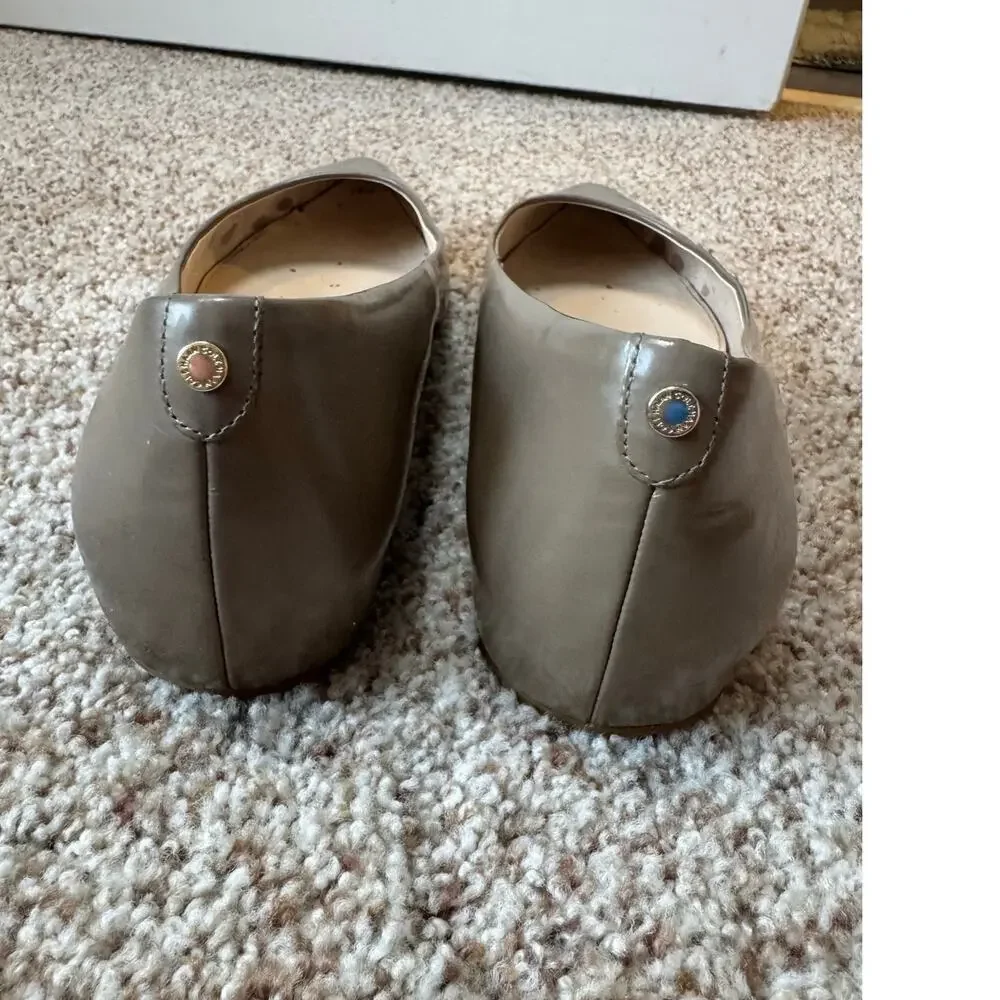 Cole Haan BRENNA  Skimmer Flat, Womens Dress Shoes, size 11, Walnut leather, Tan